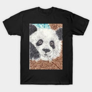 Panda Bear  face art T-Shirt